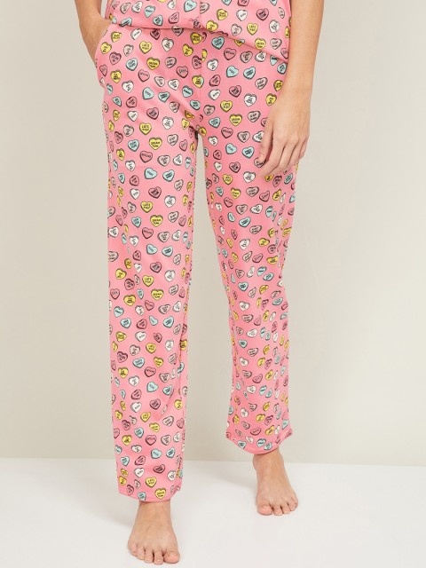 

Ginger by Lifestyle Women Pink Printed Lounge Pants