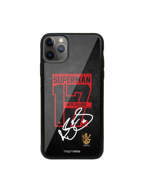 

macmerise Black & Red Autograph ABD Printed iPhone 11 Pro Max Back Case