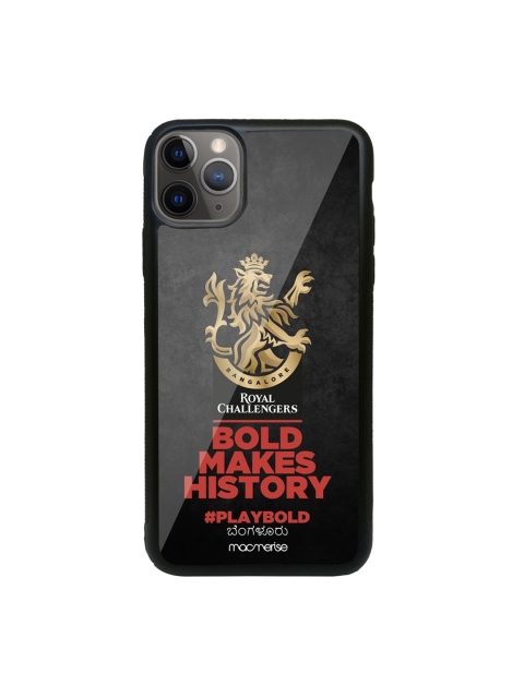 

macmerise Black & Red Bold Makes History Printed iPhone 11 Pro Max Back Case