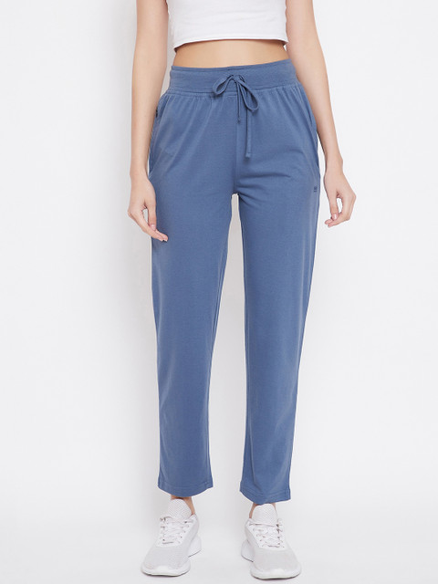 

Okane Women Blue Solid Track Pants