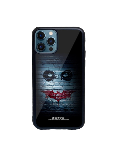 

macmerise Black & Grey Bat Joker Graffiti iPhone 12 Pro Max Back Case