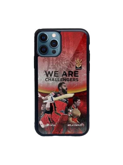 

macmerise Multicoloured RCB Rejoice Printed iPhone 12 Pro Back Case, Multi