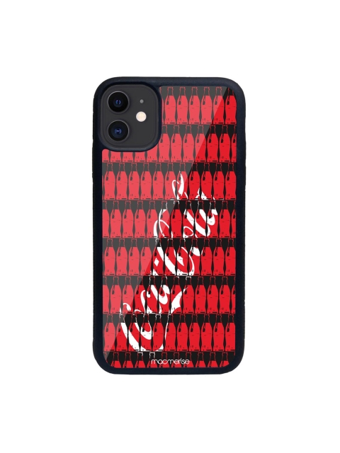 

macmerise Black & Red Coke Bottles iPhone 11 Back Case