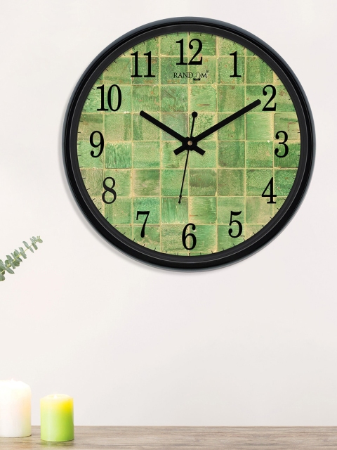

RANDOM Green Round Printed 30 cm Analogue Wall Clock