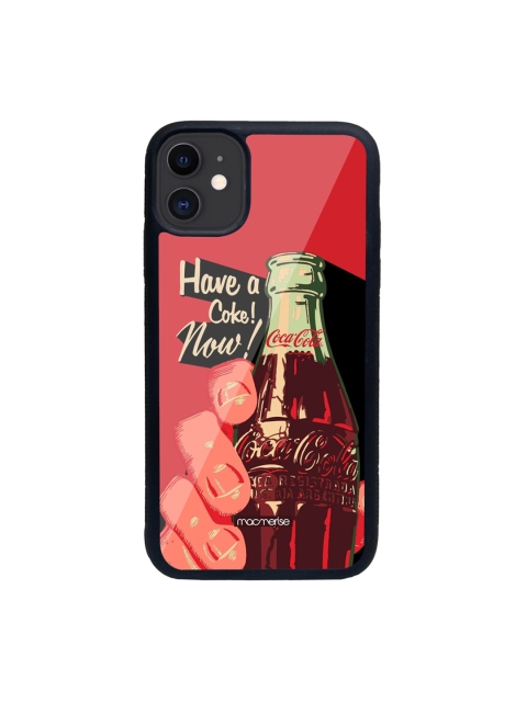

macmerise Red & Maroon Have A Coke Now Printed iPhone 11 Back Case