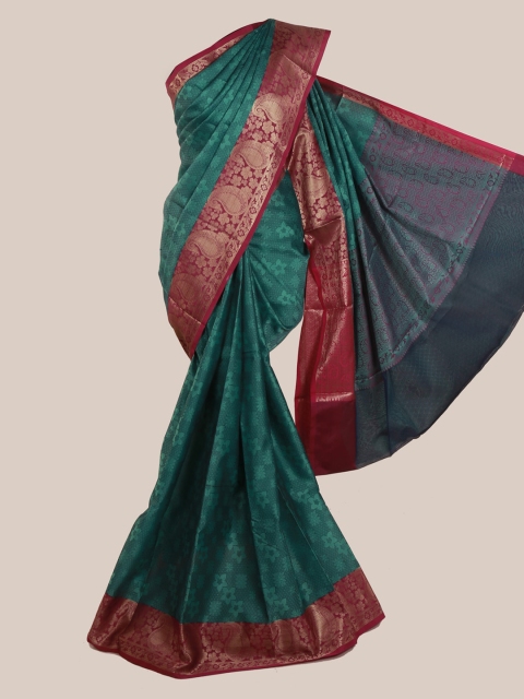 

Pothys Green & Red Art Silk Woven Design Saree