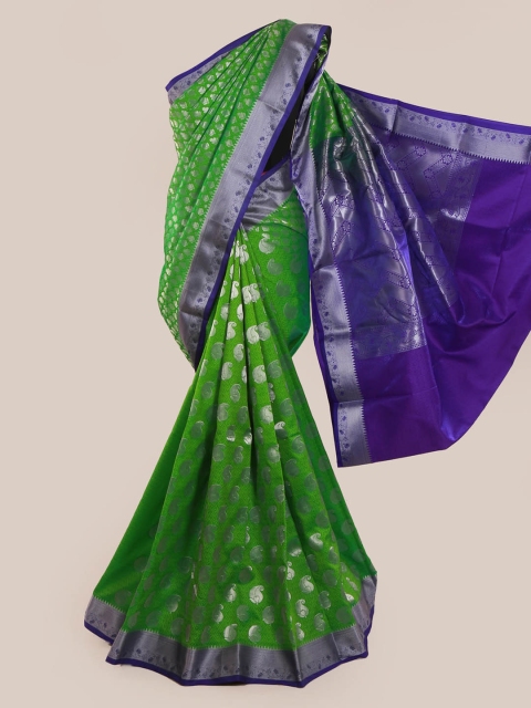 

Pothys Green Woven Design Art Silk Saree