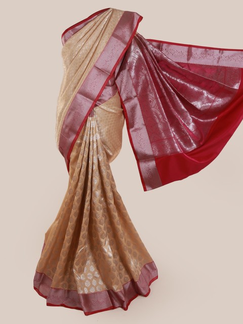 

Pothys Cream-Coloured Woven Design Art Silk Saree
