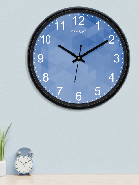 

RANDOM Blue Round Printed 30 cm Analogue Wall Clock