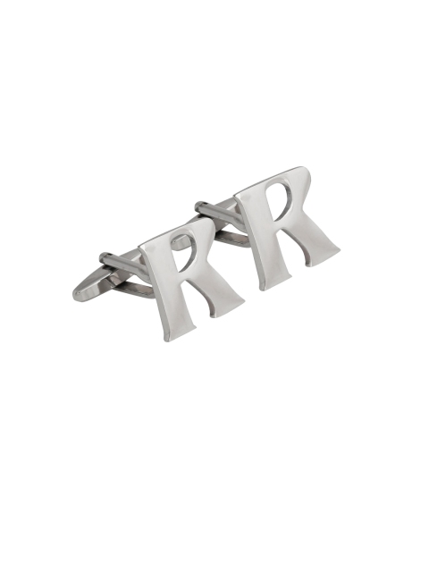

Alvaro Castagnino Silver-Toned Alphabet Cufflinks