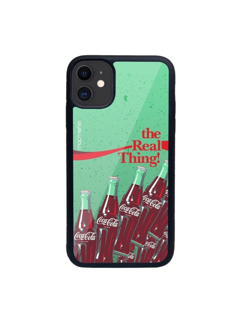

macmerise Black & Sea Green The Real Thing iPhone 11 Back Case