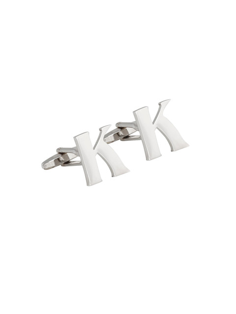 

Alvaro Castagnino Silver-Toned Alphabet Cufflinks