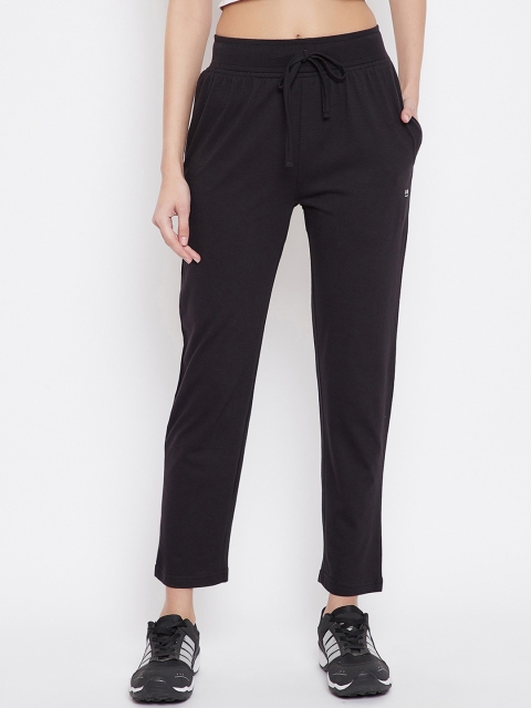 

Okane Women Black Solid Track Pants