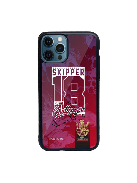 

macmerise Pink & White Skipper 18 Glass iPhone 12 Pro Phone Case