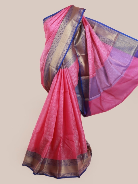 

Pothys Pink Woven Design Art Silk Saree