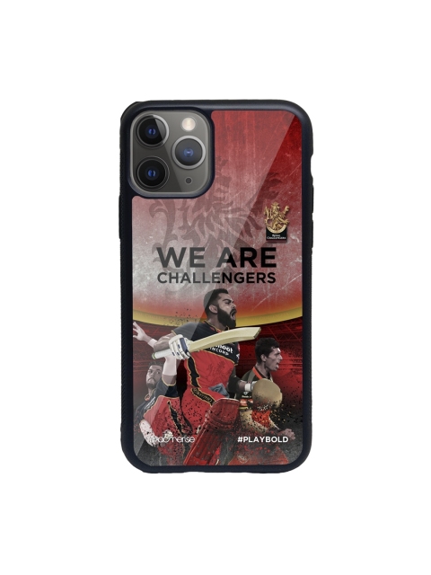 

macmerise Red & Grey RCB Rejoice Printed iPhone 11 Pro Back Case