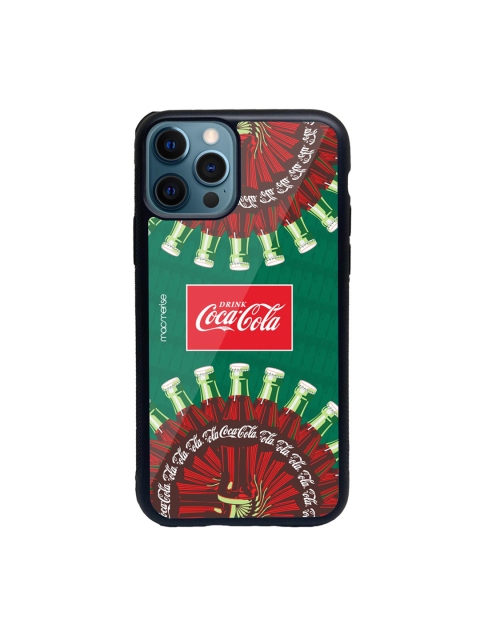 

Macmerise Green & Red Drink Coke Print Glass iPhone 12 Pro Phone Case
