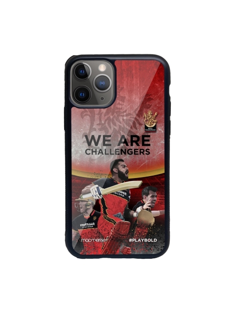 

macmerise Red & Grey RCB Celebration Printed iPhone 11 Pro Back Case