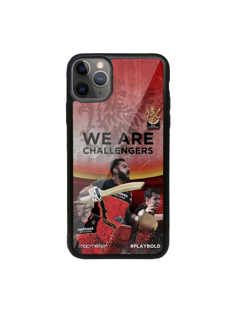 

macmerise Red & White RCB Celebration iPhone 11 Pro Max Back Case