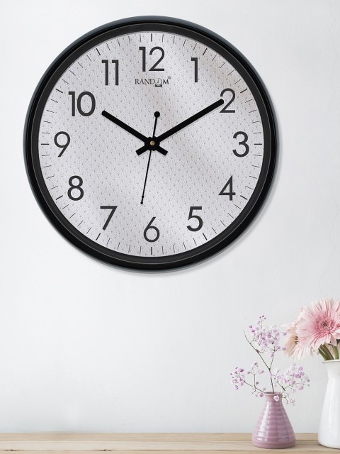 

RANDOM Grey Round Printed Analogue Wall Clock