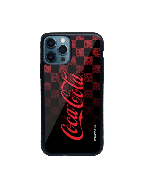 

macmerise Black & Red Fizz Black Glass iPhone 12 Pro Phone Case