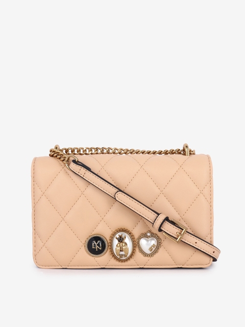 

LYN Beige Embellished Sling Bag
