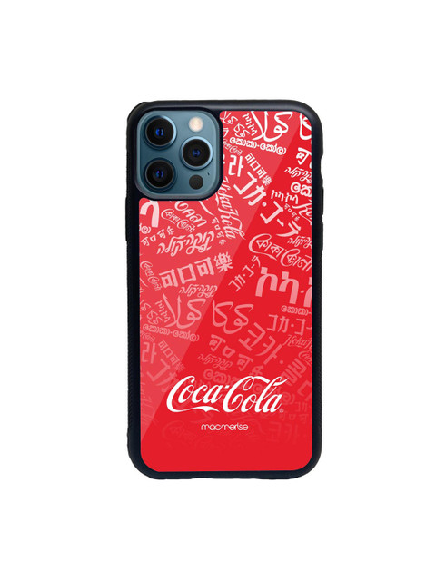 

macmerise Red & White I Speak Coke Printed iPhone 12 Pro Back Case
