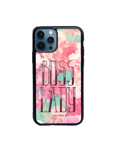 

macmerise Black & Pink Boss Lady iPhone 12 Pro Max Back Case