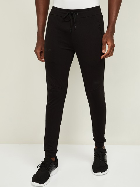 

Kappa Men Black Solid Joggers