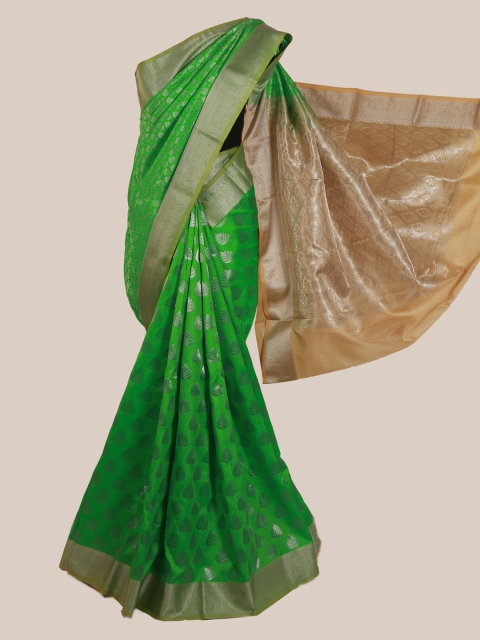 

Pothys Green Woven Design Art Silk Saree