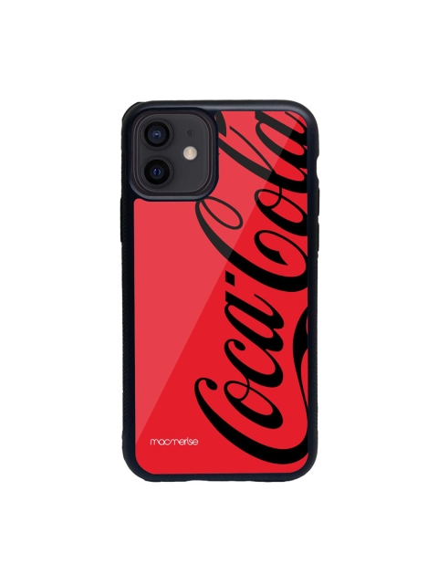 

macmerise Red & Black Coke iPhone 12 Mini Glass Case