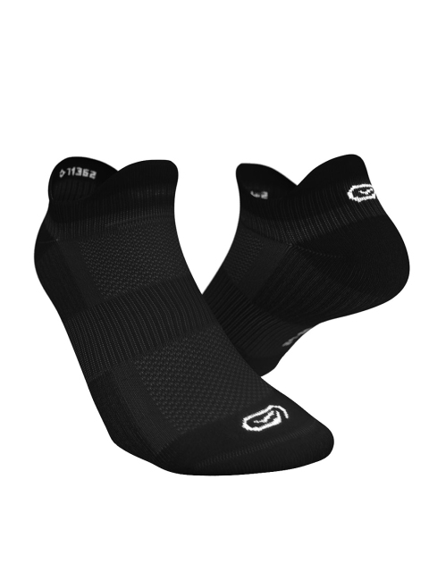 

KIPRUN By Decathlon Unisex Pack Of 2 Black Solid Ankle-Length Running Socks