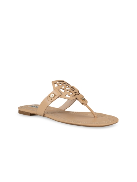 

ROSSO BRUNELLO Women Beige Solid Open Toe Flats