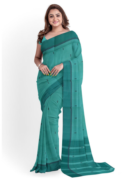 

APCO Green Printed Pure Cotton Saree