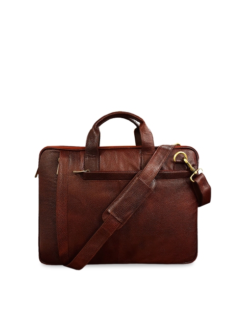 

ABYS Unisex Brown Solid Laptop Bag