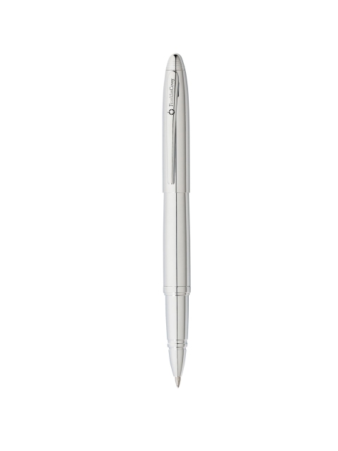 

Cross Silver-Toned & Black Chrome Rolling Ball Pen