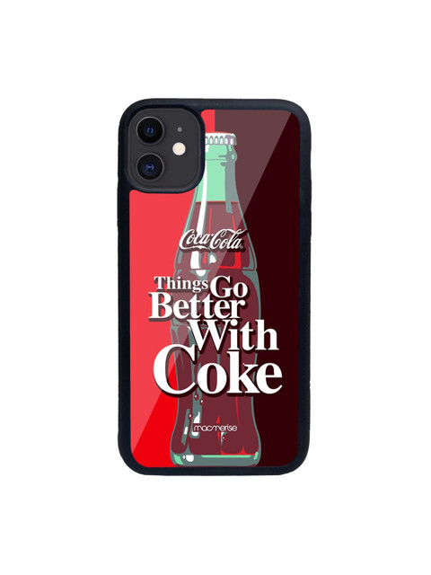

macmerise Red & White Go With Coke iPhone 11 Back Case