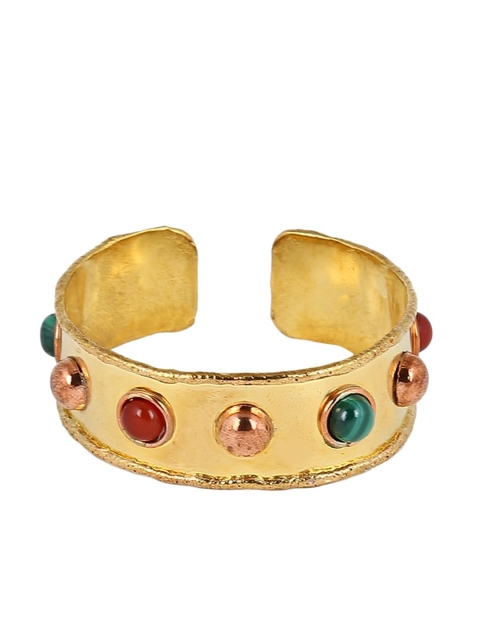 

ZeroKaata Gold-Plated Handcrafted Cuff Bracelet
