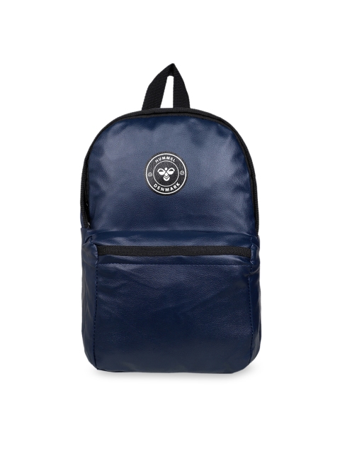 

hummel Unisex Blue Backpacks with Compression Straps