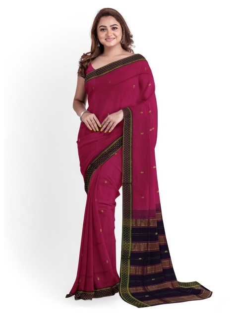 

APCO Magenta Printed Pure Cotton Saree