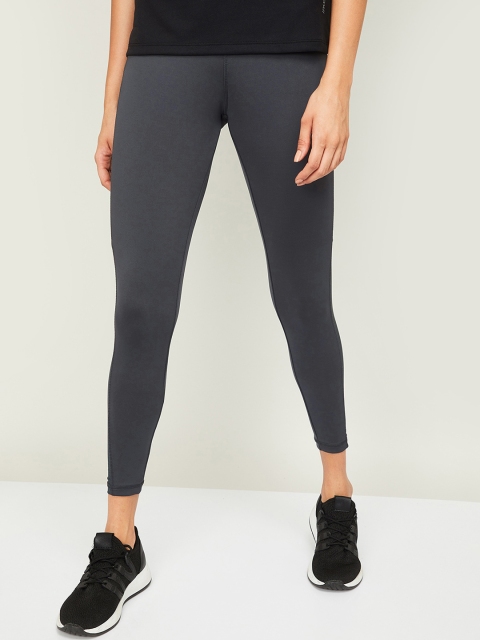 

Kappa Women Grey Solid Tights