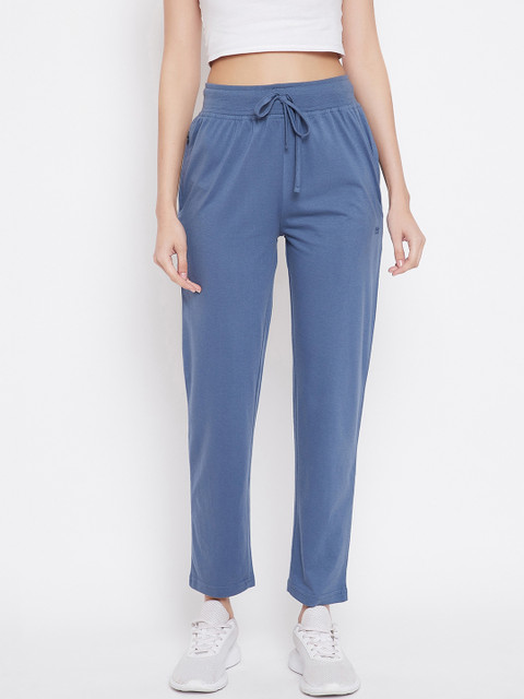 

Okane Women Blue Solid Track Pants
