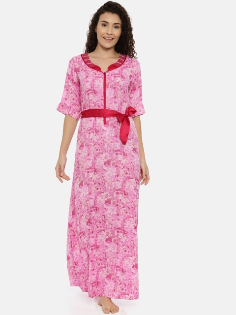 

GOLDSTROMS Pink & White Printed Nightdress