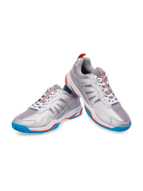

PERFLY By Decathlon Men Silver-Toned Synthetic Running Shoes