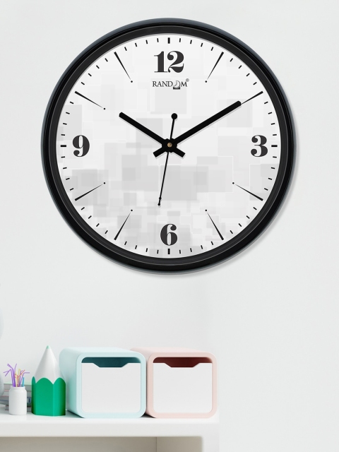 

RANDOM White & Grey Round Printed Analogue Wall Clock