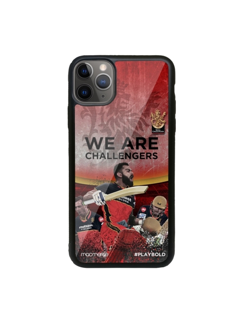 

macmerise Red & Black RCB Go Getters iPhone 11 Pro Max Back Case