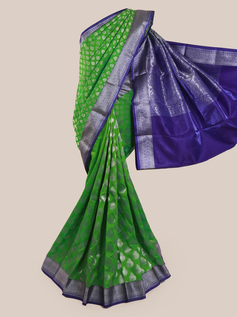 

Pothys Green & Blue Art Silk Woven Design Saree