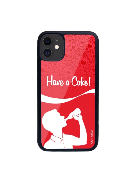 

macmerise Red & White Have A Coke Boy Printed iPhone 11 Back Case