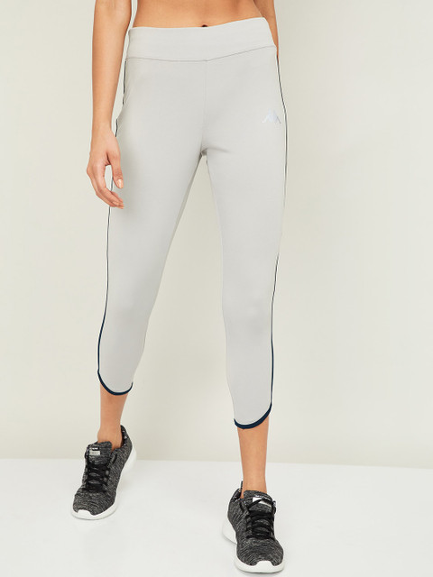 

Kappa Women Grey & Black Solid Tights