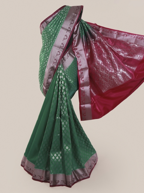 

Pothys Green Woven Design Art Silk Saree